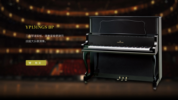 英昌钢琴 YP131NGS BP